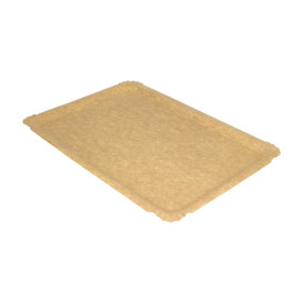 Bandeja de Cartão Kraft "Flower" 25x34cm 390g/m² (50 Uds)