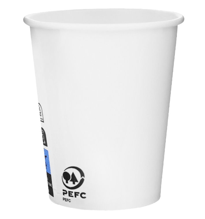Copos de Cartão 6Oz/180 ml Branco Ø7,0cm (100 Uds) Copos de Cartão 6Oz/180 ml Branco Ø7,0cm (100 Uds)