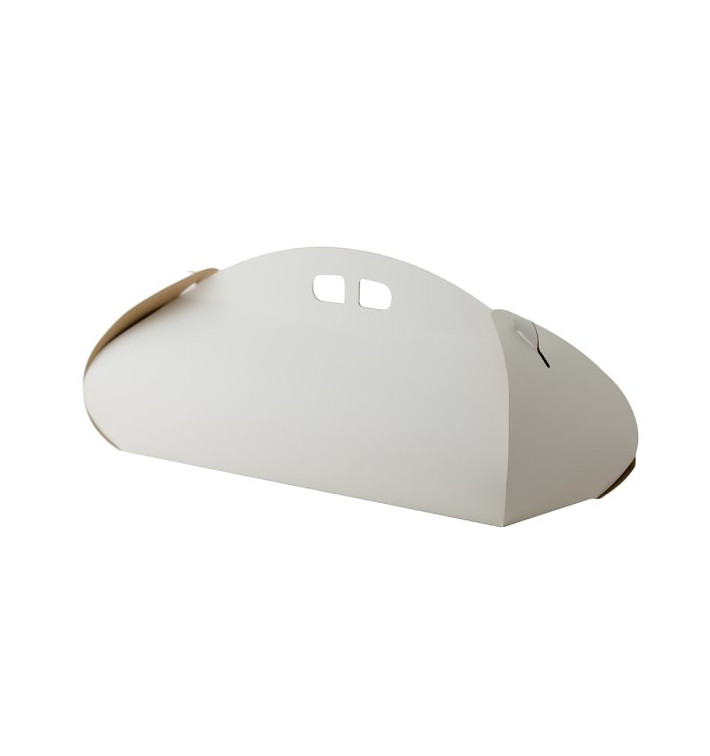Embalagem de Bolos em Rolo Branco 35x10x10cm (25 Uds) Embalagem de Bolos em Rolo Branco 35x10x10cm (25 Uds)