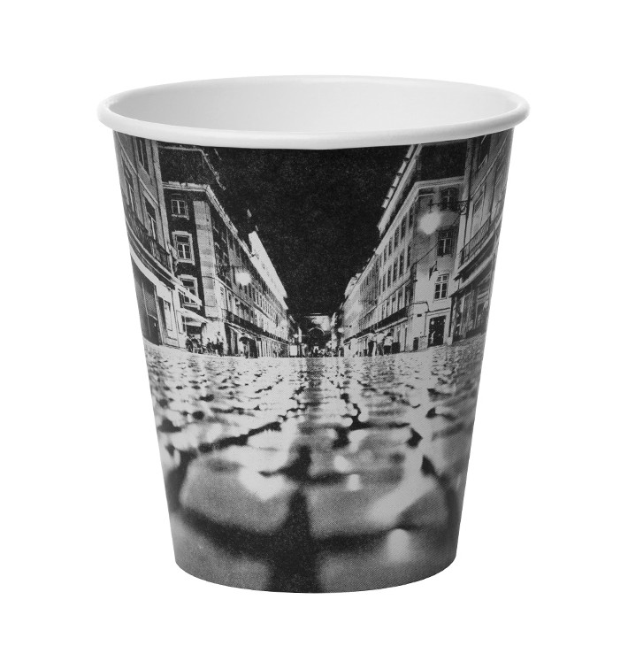 Copo de Cartão 6Oz/180ml "Parisian" Ø8,0cm (50 Uds) Copo de Cartão 6Oz/180ml "Parisian" Ø8,0cm (50 Uds)