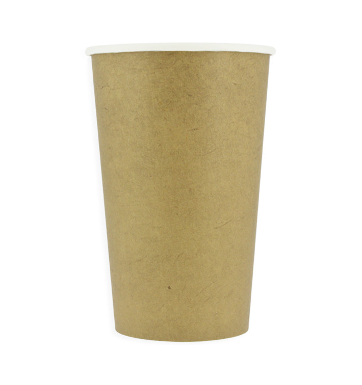 Copo de Cartão ECO 16 Oz/480ml Kraft Ø9cm (50 Uds) Copo de Cartão ECO 16 Oz/480ml Kraft Ø9cm (50 Uds)