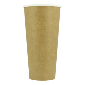 Copo de Cartão ECO 22 Oz/660ml Kraft Ø9cm (50 Uds)