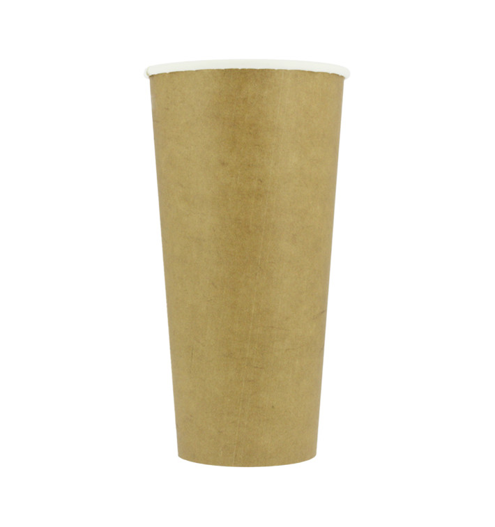 Copo de Cartão ECO 22 Oz/660ml Kraft Ø9cm (1.000 Uds) Copo de Cartão ECO 22 Oz/660ml Kraft Ø9cm (1.000 Uds)