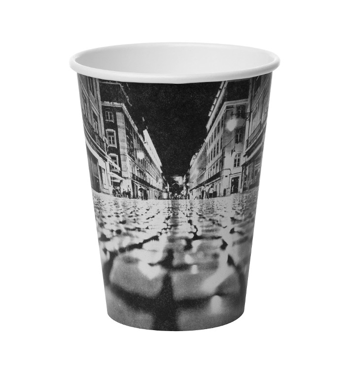 Copo de Cartão 12Oz/360ml "Parisian" Ø8,9cm (50 Uds) Copo de Cartão 12Oz/360ml "Parisian" Ø8,9cm (50 Uds)