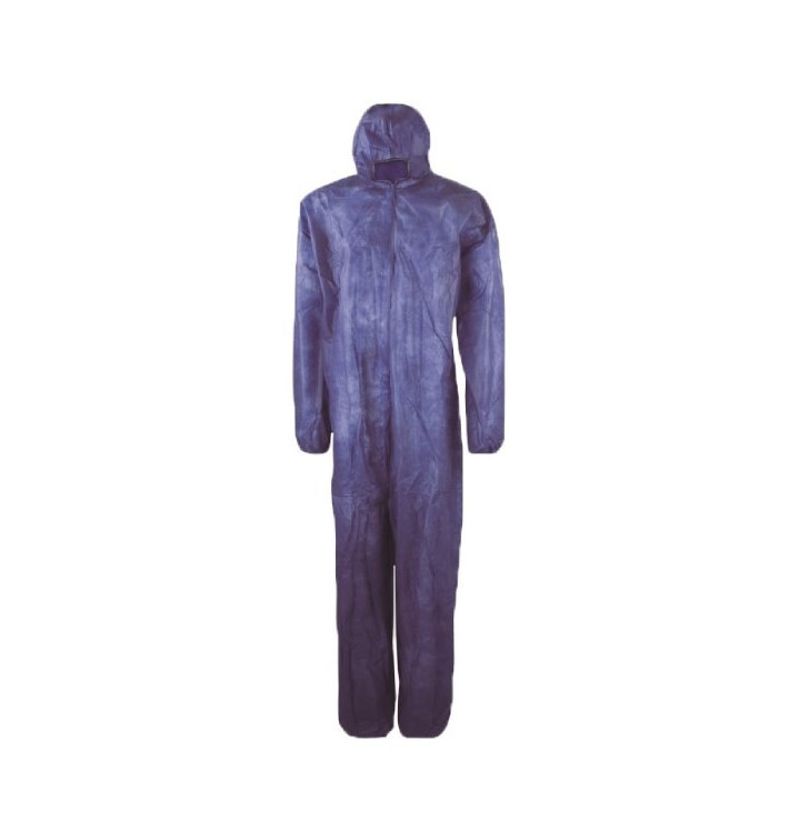 Fato de Proteção TST PP Capuz e Fecho Zíper XXL Azul (1 Ud) Fato de Proteção TST PP Capuz e Fecho Zíper XXL Azul (1 Ud)