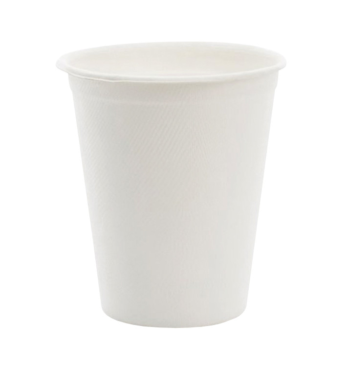 Copo da Cana de Açúcar Branco 260ml (200 Uds) Copo da Cana de Açúcar Branco 260ml (200 Uds)