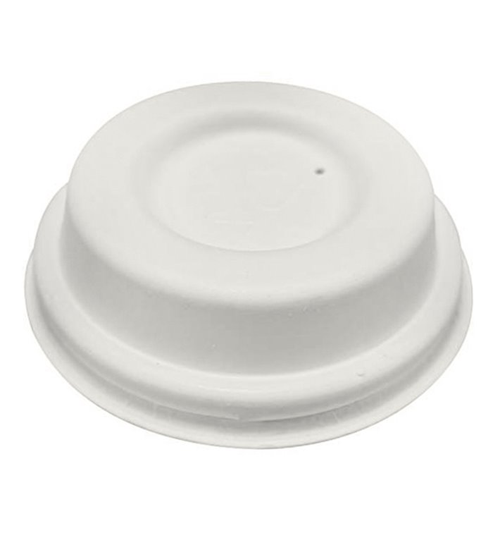 Tampa de Fibra Moldada Branco Ø6,2cm (50 Uds) Tampa de Fibra Moldada Branco Ø6,2cm (50 Uds)