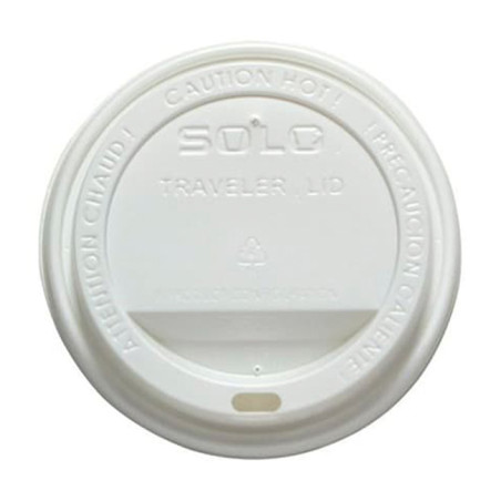 Tampa Perfurada Copo Branco 6 e 8Oz Ø8,0cm (100 Uds)