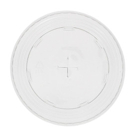 Tampa PET Cruz Copo PET e PLA Ø9,5cm (50 Uds)