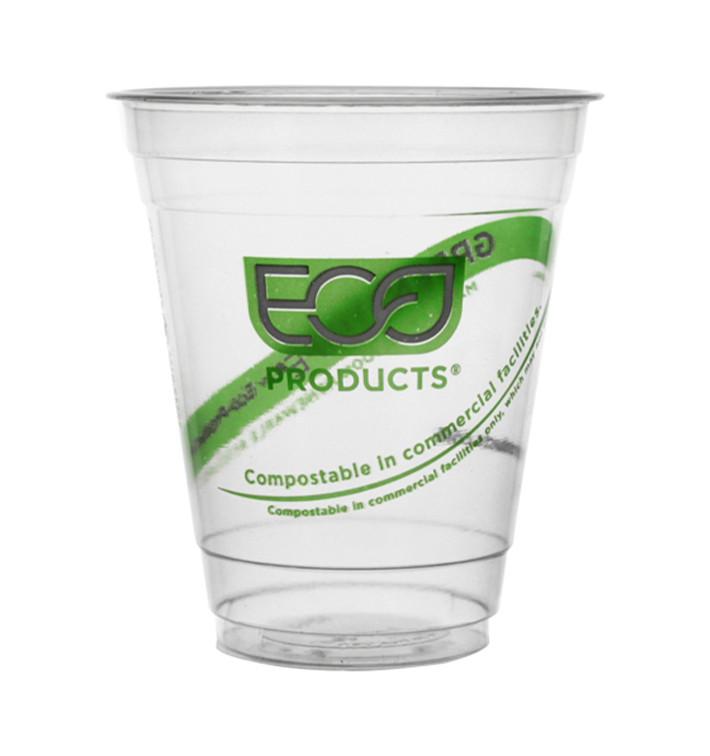 Copo Amido de Milho PLA "Green Stripe" 205ml (2.000 Uds) Copo Amido de Milho PLA "Green Stripe" 205ml (2.000 Uds)
