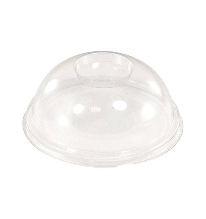 Tampa Cúpula Fechada PLA Transp. Ø9,5cm (2000 Uds) Tampa Cúpula Fechada PLA Transp. Ø9,5cm (2000 Uds)