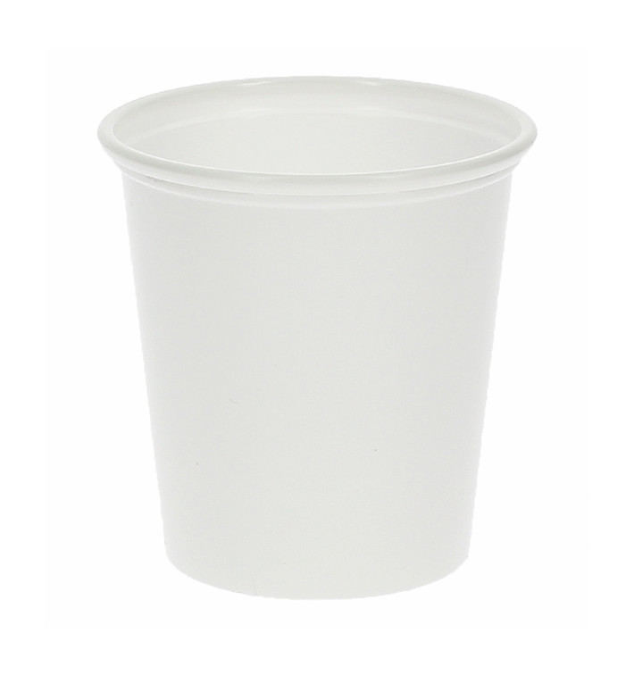 Copo de Plástico Branco PS 100 ml (50 Unidades) Copo de Plástico Branco PS 100 ml (50 Unidades)