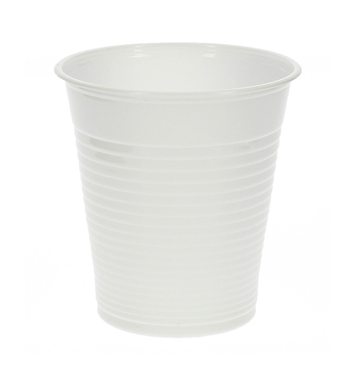 Copo de Plástico PP Branco 200ml (100 Unidades) Copo de Plástico PP Branco 200ml (100 Unidades)