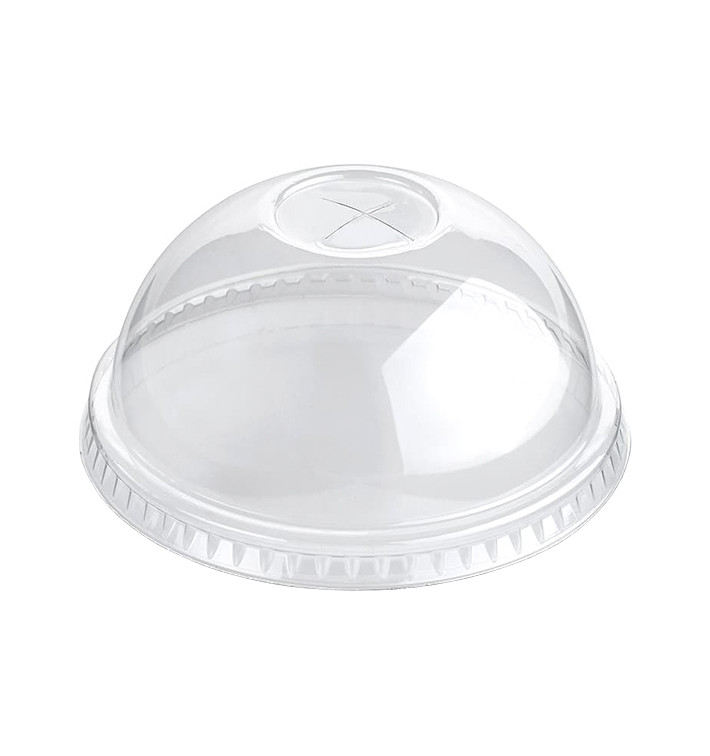 Tampa Cupula Cruz PET Transparent Ø9,4cm (100 Uds) Tampa Cupula Cruz PET Transparent Ø9,4cm (100 Uds)
