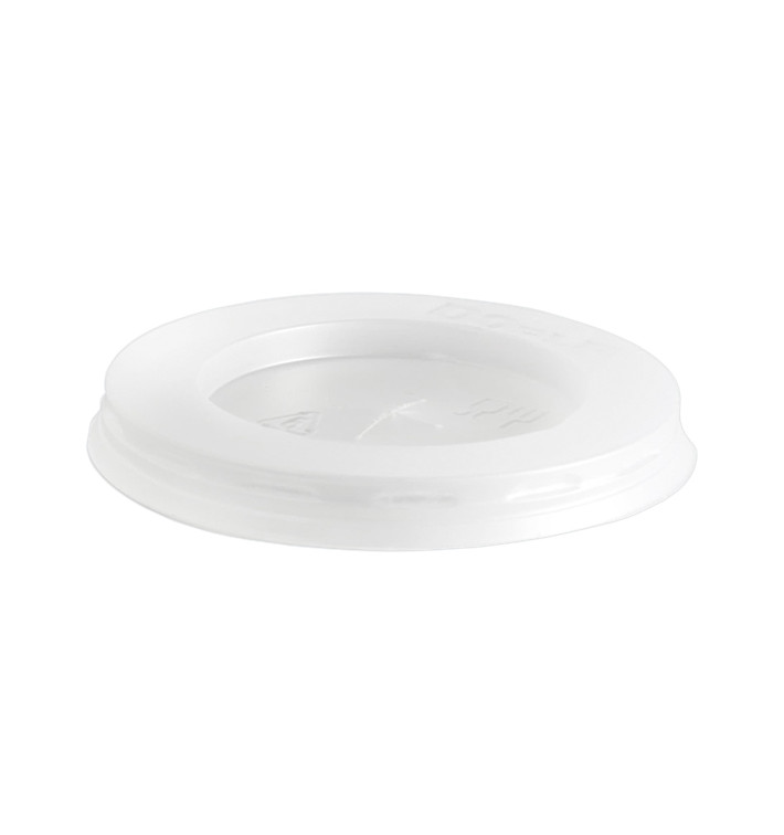 Tampa de Plastico PS para Copos 166, 200 y 230ml Ø7,0cm (100 Unidades) Tampa de Plastico PS para Copos 166, 200 y 230ml Ø7,0cm (100 Unidades)
