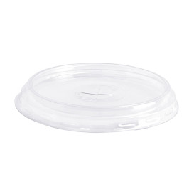Tampa PS Transparente Copos 350/400/500ml Ø8,3cm (1.000 Unidades)