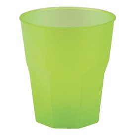 Copo Plastico "Frost" Verde Limão PP 270ml (20 Uds)