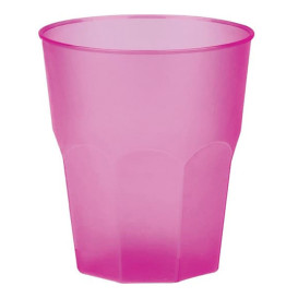 Copo Plastico "Frost" Fucsia PP 270ml (20 Uds)