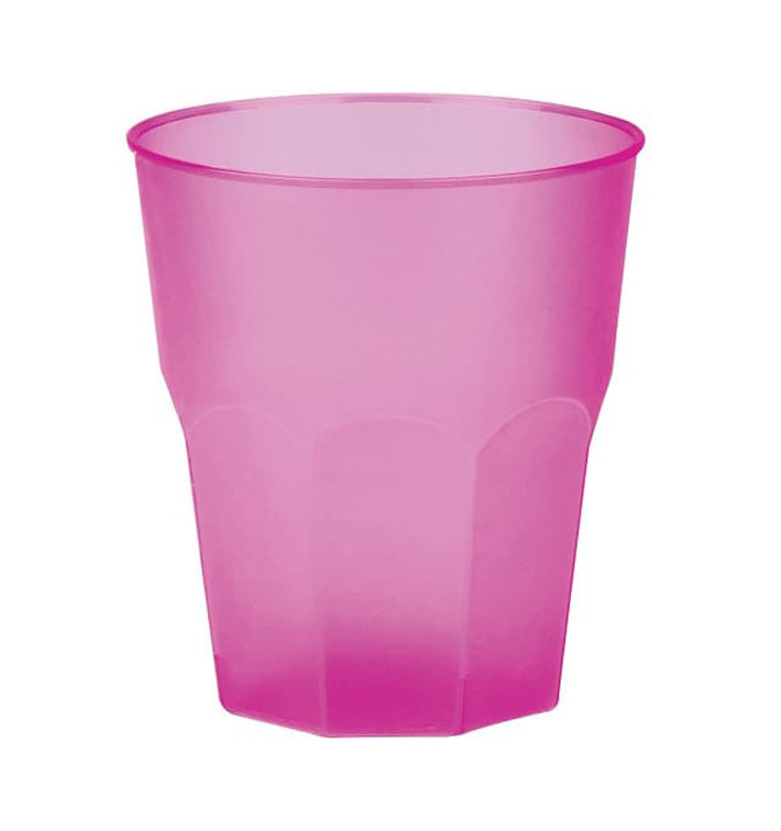 Copo Plastico "Frost" Fucsia PP 270ml (420 Uds) Copo Plastico "Frost" Fucsia PP 270ml (420 Uds)