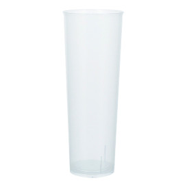 Copo Tubo Plastico Inquebráveis PP 330ml (10 Uds )