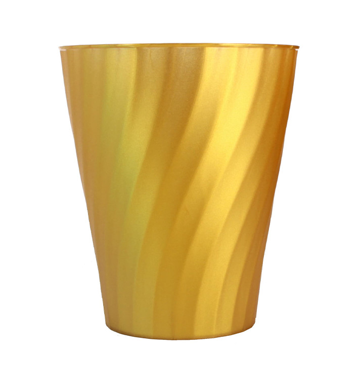 Copo de Plastico PP "X-Table" Ouro 320ml (8 Unidades) Copo de Plastico PP "X-Table" Ouro 320ml (8 Unidades)