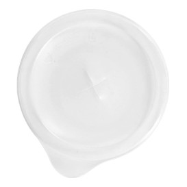 Tampa Plastico PS Aba Copo 300/350/390ml Ø8,0cm (100 Uds)