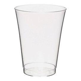 Copo Plastico PS Injetado Transparente 250ml (25 Uds)