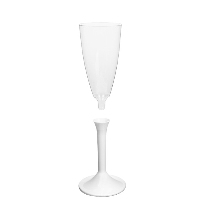 Copo PS Flute Champanhe Branco 120ml 2P (20 Uds) Copo PS Flute Champanhe Branco 120ml 2P (20 Uds)