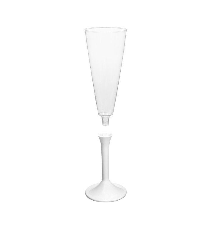 Copo PS Flute Champanhe Branco 160ml 2P (20 Uds) Copo PS Flute Champanhe Branco 160ml 2P (20 Uds)