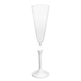 Copo PS Flute Champanhe Branco 160ml 2P (200 Uds)