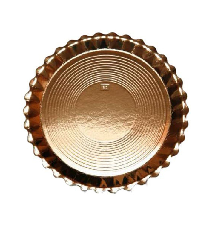 Prato de Cartão Redondo Ouro Venus 280 mm (50 Uds) Prato de Cartão Redondo Ouro Venus 280 mm (50 Uds)