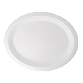 Bandeja da cana-de-açúcar Branco 320x255x21mm (50 Uds)