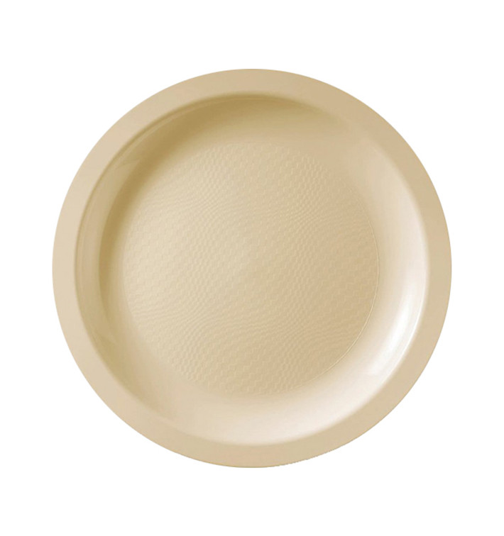 Prato Plastico Raso Creme Round PP Ø185mm (50 Uds) Prato Plastico Raso Creme Round PP Ø185mm (50 Uds)