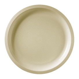 Prato de Plastico Creme Round PP Ø290mm (25 Uds)