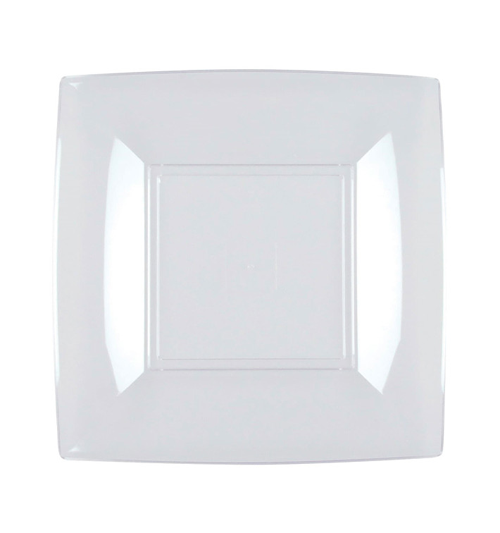 Prato Plastico Raso Transp. Nice PS 180mm (25 Uds) Prato Plastico Raso Transp. Nice PS 180mm (25 Uds)