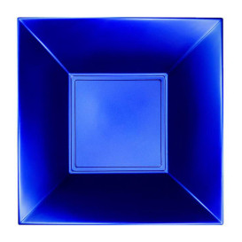 Prato Plastico Fundo Azul Nice Pearl PP 180mm (25 Uds)