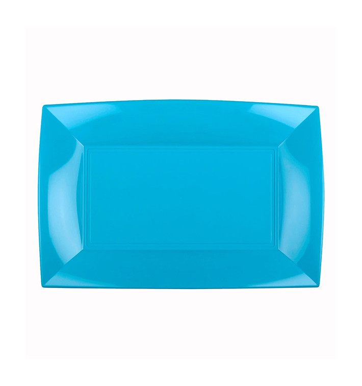 Bandeja de Plastico Turquesa Nice PP 280x190mm (240 Uds) Bandeja de Plastico Turquesa Nice PP 280x190mm (240 Uds)