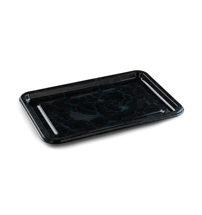 Bandeja Plastico Luxo Retang. Marmore 35x24cm (5 Uds) Bandeja Plastico Luxo Retang. Marmore 35x24cm (5 Uds)