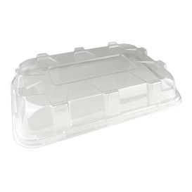 Tampa Plastico Trasp. Bandeja 55x37x8cm (5 Uds)