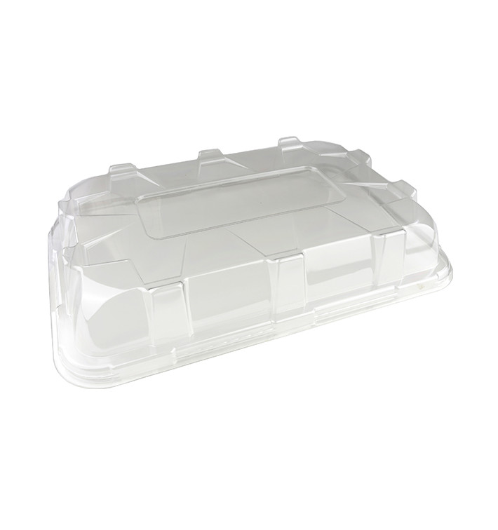 Tampa Plastico Trasp. Bandeja 55x37x8cm (5 Uds) Tampa Plastico Trasp. Bandeja 55x37x8cm (5 Uds)
