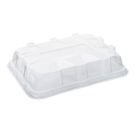 Tampa Plastico Trasp. Bandeja 46x30x6cm (5 Uds)