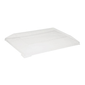 Tampa Plastico PET Transparente 15,5x8,5cm (25 Uds)