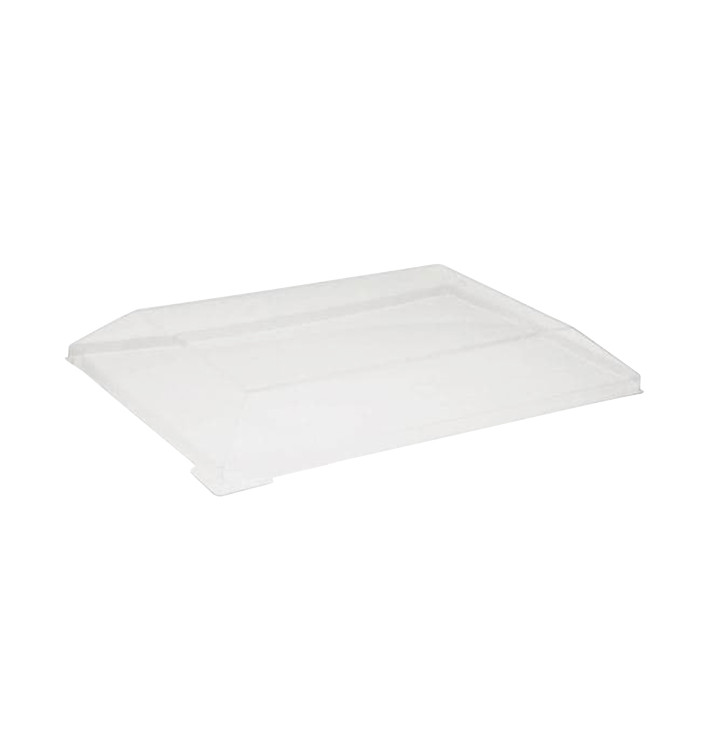 Tampa Plastico PET Transparente 15,5x8,5cm (100 Uds)