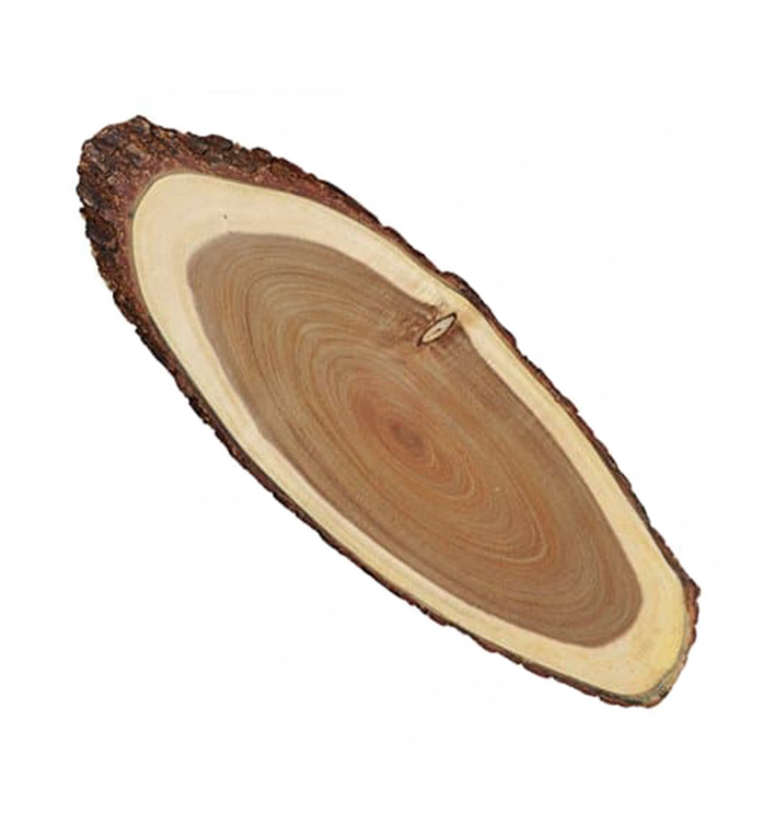 Bandeja Oval Apresentação Madeira 508x203x19mm (1 Ud) Bandeja Oval Apresentação Madeira 508x203x19mm (1 Ud)