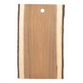 Bandeja Retangular Apresentação Madeira 406x255x19mm (1 Ud)