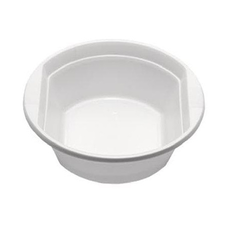 Tigela Plastica Reutilizável PS Branco 630ml Ø16cm (20 Uds)
