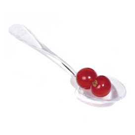 Colher Degustação Mini Transparente 100 mm (5000 Uds)