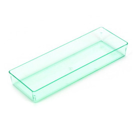 Bandeja Plastico "Water Green" 13,1x4,6 cm (12 Unidades)