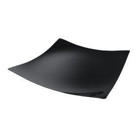 Mini Bandeja Degustação Sfera Preto 13x13 cm (288 Uds)