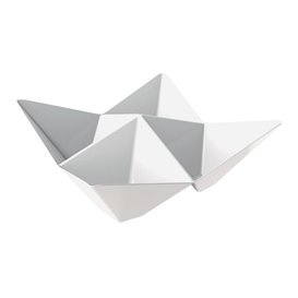 Copo Degustação Origami PS Branco 103x103mm (25 Uds)